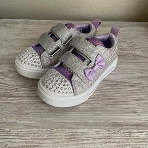 Sketchers Twinkle Toe shoes. Size 8T (toddler). Gently used.